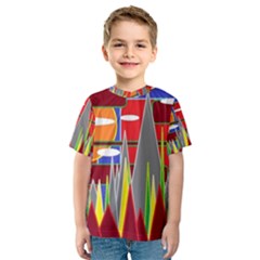 Forrest Sunset Kids  Sport Mesh Tee