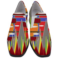 Forrest Sunset Women Slip On Heel Loafers by LW323