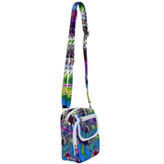 Exotic Flowers In Vase Shoulder Strap Belt Bag by LW323