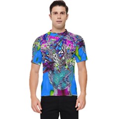 Exotic Flowers In Vase Men s Short Sleeve Rash Guard by LW323