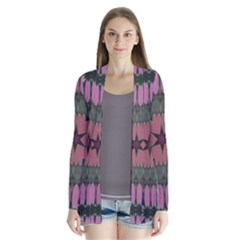 Tropical Island Drape Collar Cardigan by LW323