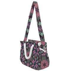 Tropical Island Rope Handles Shoulder Strap Bag by LW323