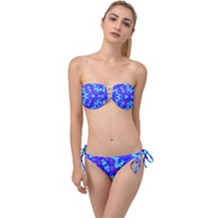 Blueberry Twist Bandeau Bikini Set by LW323