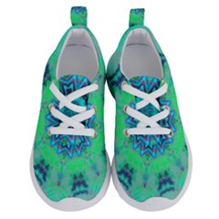 Blue Green  Twist Running Shoes by LW323