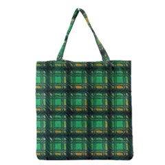 Green Clover Grocery Tote Bag by LW323