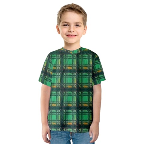 Green Clover Kids  Sport Mesh Tee by LW323