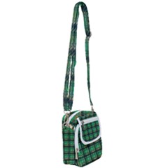 Green Clover Shoulder Strap Belt Bag by LW323