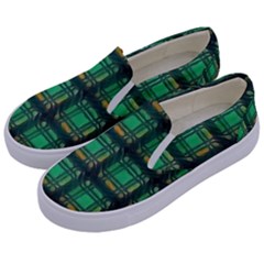 Green Clover Kids  Canvas Slip Ons by LW323