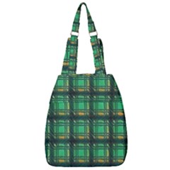 Green Clover Center Zip Backpack by LW323