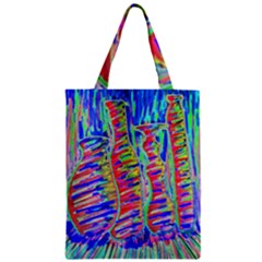 Vibrant-vases Zipper Classic Tote Bag by LW323