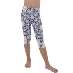 Gem Kids  Lightweight Velour Capri Leggings  by LW323