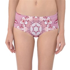 Diamond Girl 2 Mid-waist Bikini Bottoms by LW323