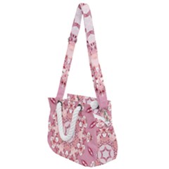 Diamond Girl 2 Rope Handles Shoulder Strap Bag by LW323