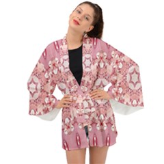 Diamond Girl 2 Long Sleeve Kimono by LW323