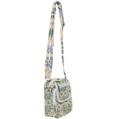 Folk Floral Pattern  Abstract Flowers Surface Design  Seamless Pattern Shoulder Strap Belt Bag by Eskimos