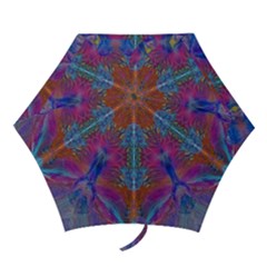 Flowing Duo  Mini Folding Umbrellas by kaleidomarblingart