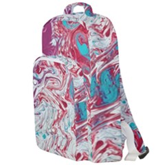 Marbling Patterns Double Compartment Backpack