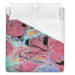 Abstract Marble Duvet Cover (queen Size) by kaleidomarblingart