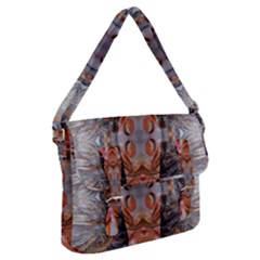 Abstract Marbling Symmetry Buckle Messenger Bag by kaleidomarblingart