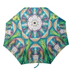 Velvet Repeat Folding Umbrellas by kaleidomarblingart