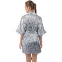 Lacy Half Sleeve Satin Kimono  View2