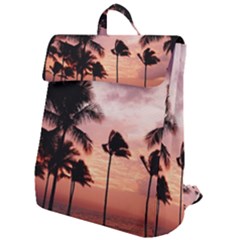 Palm Trees Flap Top Backpack by LW323