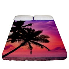 Ocean paradise Fitted Sheet (King Size)