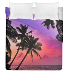 Ocean Paradise Duvet Cover Double Side (queen Size) by LW323