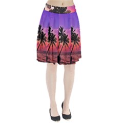 Ocean paradise Pleated Skirt