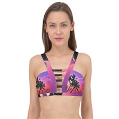 Ocean Paradise Cage Up Bikini Top by LW323