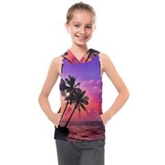 Ocean paradise Kids  Sleeveless Hoodie