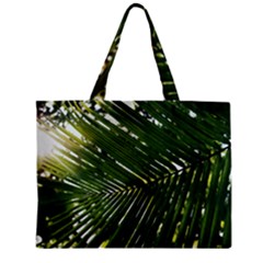 Relaxing Palms Zipper Mini Tote Bag by LW323