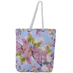 Bloom Full Print Rope Handle Tote (large) by LW323