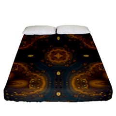Midnight Romance Fitted Sheet (queen Size) by LW323