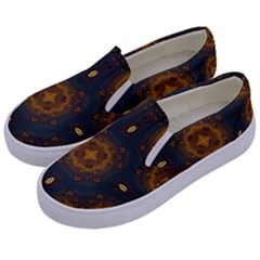 Midnight Romance Kids  Canvas Slip Ons by LW323