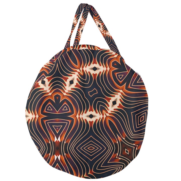 fun in the sun Giant Round Zipper Tote