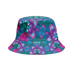 Peacock2 Inside Out Bucket Hat by LW323