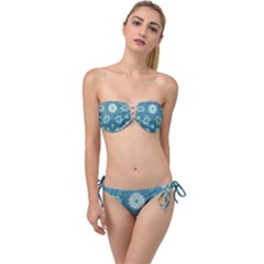 Softpetals Twist Bandeau Bikini Set by LW323