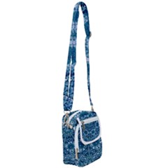 Blue Heavens Shoulder Strap Belt Bag by LW323