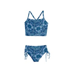Blue Heavens Girls  Tankini Swimsuit by LW323