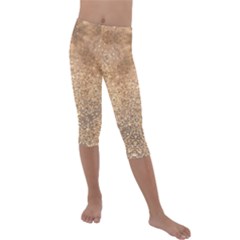 Sparkle Kids  Lightweight Velour Capri Leggings 