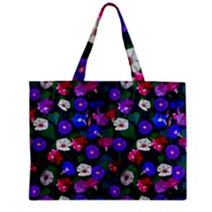 Watercolor Flowers  Bindweed  Liana Zipper Mini Tote Bag by SychEva