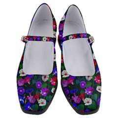 Watercolor Flowers  Bindweed  Liana Women s Mary Jane Shoes by SychEva