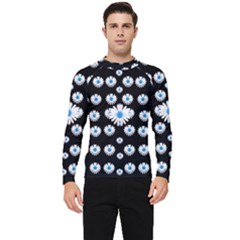 Festive Flowers For The Perfect Day In Peace Men s Long Sleeve Rash Guard by pepitasart