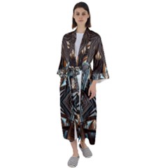 Holy2 Maxi Satin Kimono by LW323
