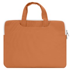 Amber Glow Macbook Pro Double Pocket Laptop Bag by FabChoice