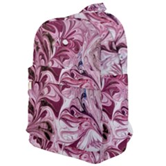 Dusty Pink Marbling Classic Backpack by kaleidomarblingart