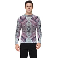 Pebbles Repeats Iv Men s Long Sleeve Rash Guard by kaleidomarblingart