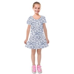 Pretty Porcelain Kids  Short Sleeve Velvet Dress by MRNStudios