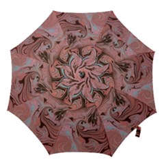 Pink swirls Hook Handle Umbrellas (Large)